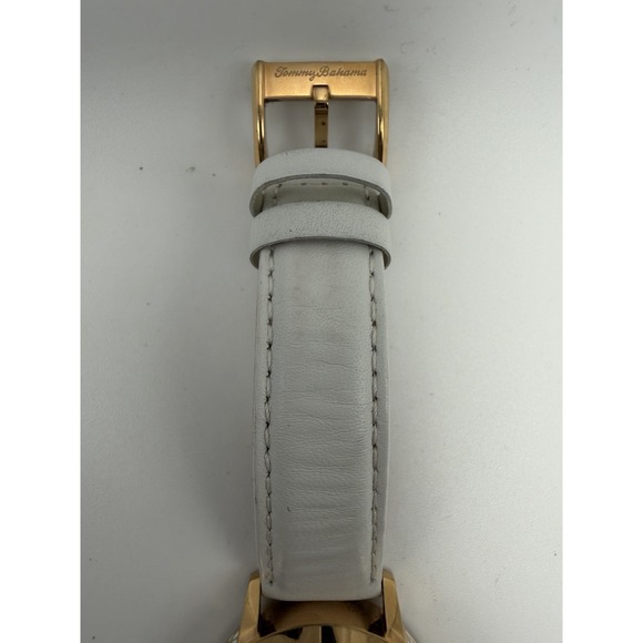 Tommy Bahama TB00033-03 New Battery Floral Ladies Watch 36MM 7.5" Leather Band - Picture 6 of 12